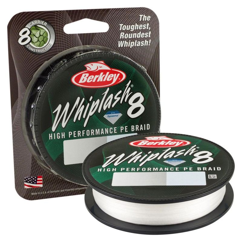 Plecionka Berkley Whiplash 8 Braid Green 0,25mm 39,70kg 2000m