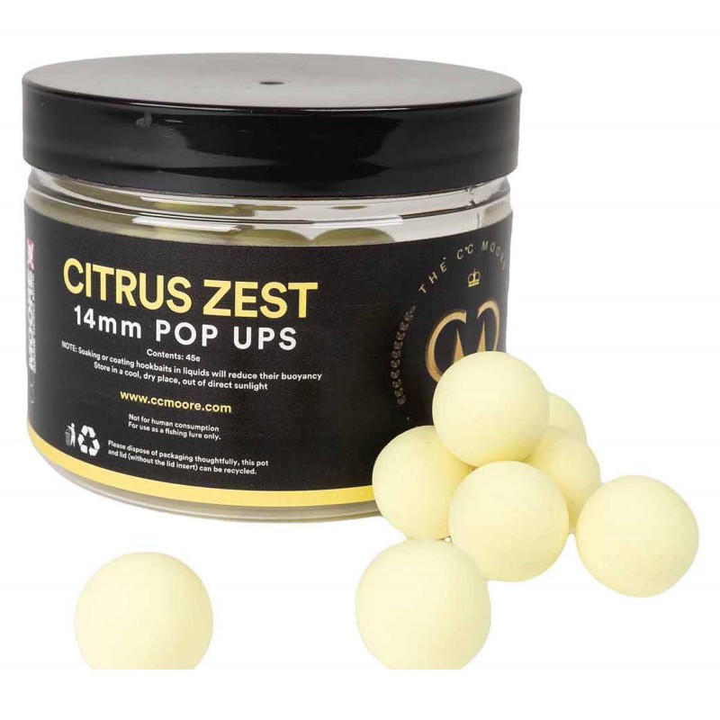 Kulki CC Moore Elite Range Pop-Ups Citrus Zest 14mm