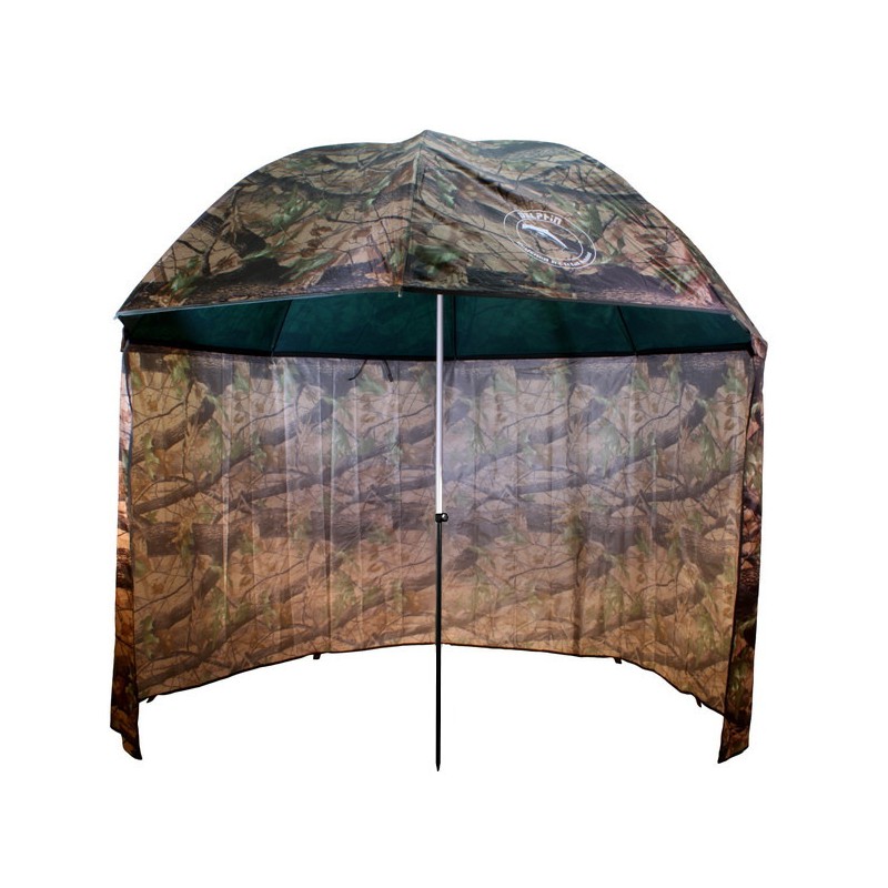 Parasol Delphin PVC z przedłużoną ścianą boczną 250cm (kamuflaż). 435001CAM