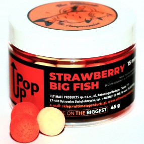 Kulki Pop Up Ultimate Products Strawberry Big Fish 12mm 