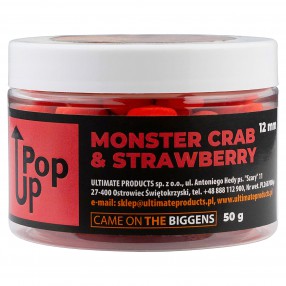 Kulki Ultimate Products Monster Crab Strawberry Pop-ups 12mm