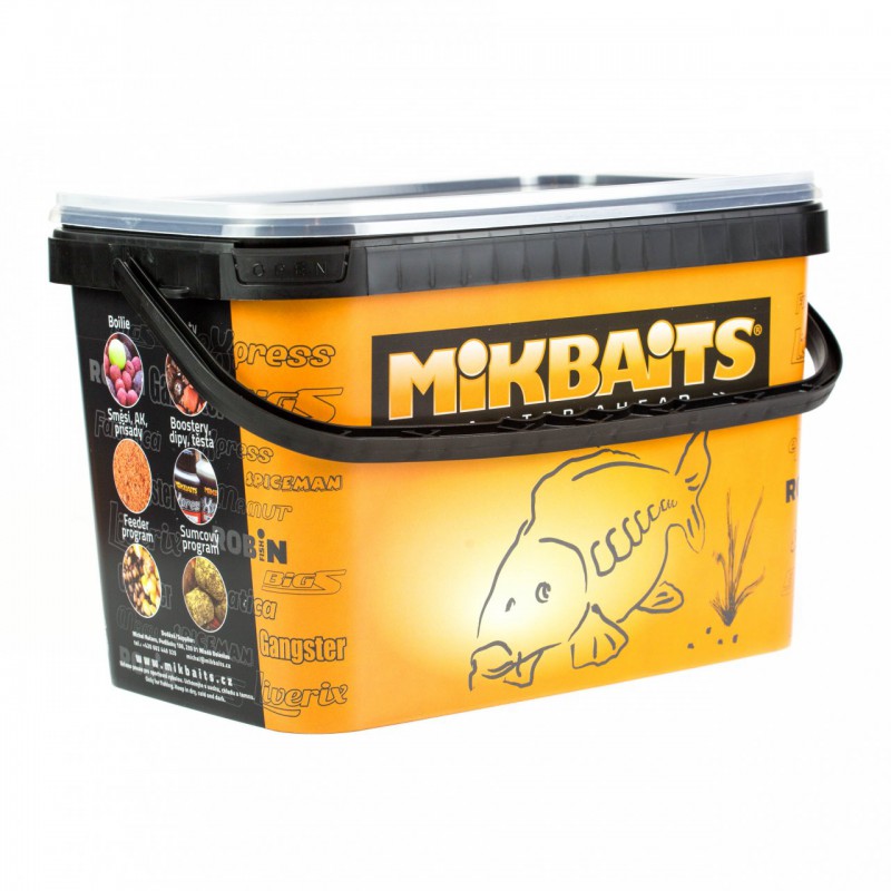 Kulki zanętowe MikBaits BiG boilies 2,5kg - BigB Brzoskwinia-Czarny Pieprz 20mm