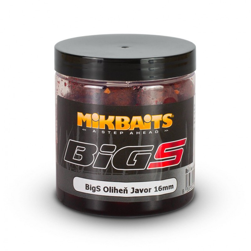 Kulki haczykowe w dipie MikBaits BiG boilies in dip 250ml - BigS Squid Syrop Klonowy 16mm 