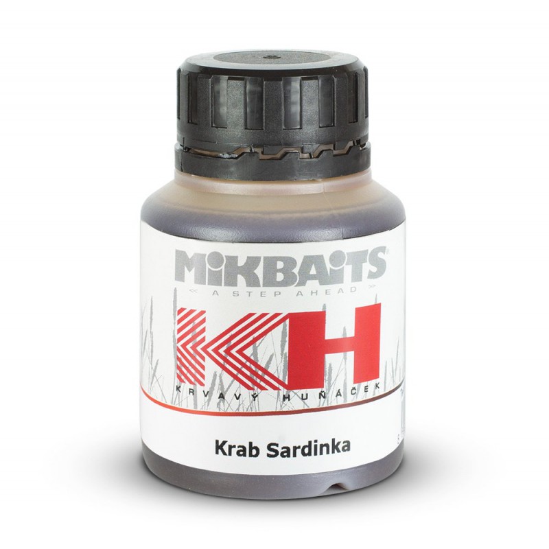 Dip MikBaits Krvavý Huňáček 125ml - Crab Sardynka 