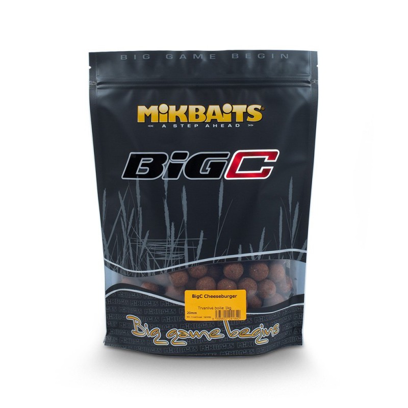 Kulki zanętowe MikBaits BiG boilies 1kg - BigC Cheeseburger 20mm