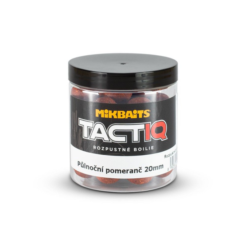 Kulki rozpuszczalne MikBaits TactiQ soluble boilies 250ml - Północna Pomarańcza 20mm 