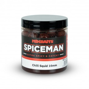 Kulki haczykowe w dipie MikBaits Spiceman boilies in dip 250ml - Chili/Squid 16mm