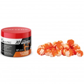 Wafters MatchPro 3D Worms Duo Orange-Chocolate 10mm 20g