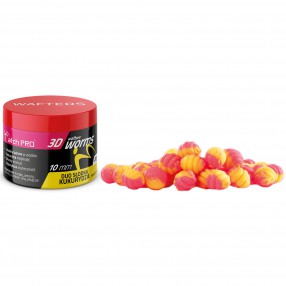 Wafters MatchPro 3D Worms Duo Sweetcorn 10mm 20g