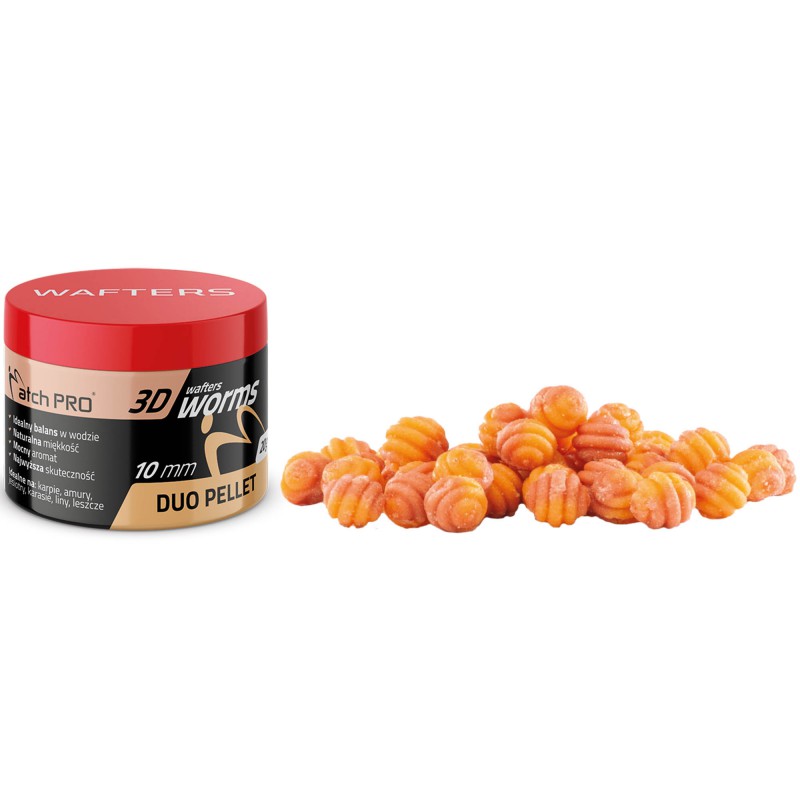 Wafters MatchPro 3D Worms Duo Pellet 10mm 20g