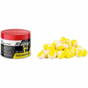 Wafters MatchPro 3D Worms Duo Pineapple 12mm 20g