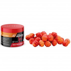 Wafters MatchPro 3D Worms Duo Strawberry 12mm 20g