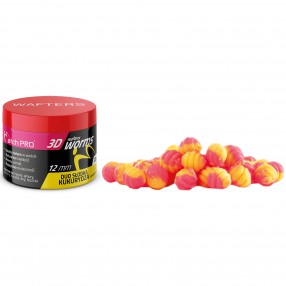 Wafters MatchPro 3D Worms Duo Sweetcorn 12mm 20g