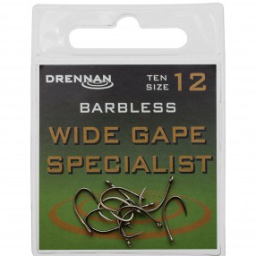 Haczyki Drennan Wide Gape Specialist Barbless - 4