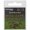 Haczyki Drennan Wide Gape Specialist Barbless - 12