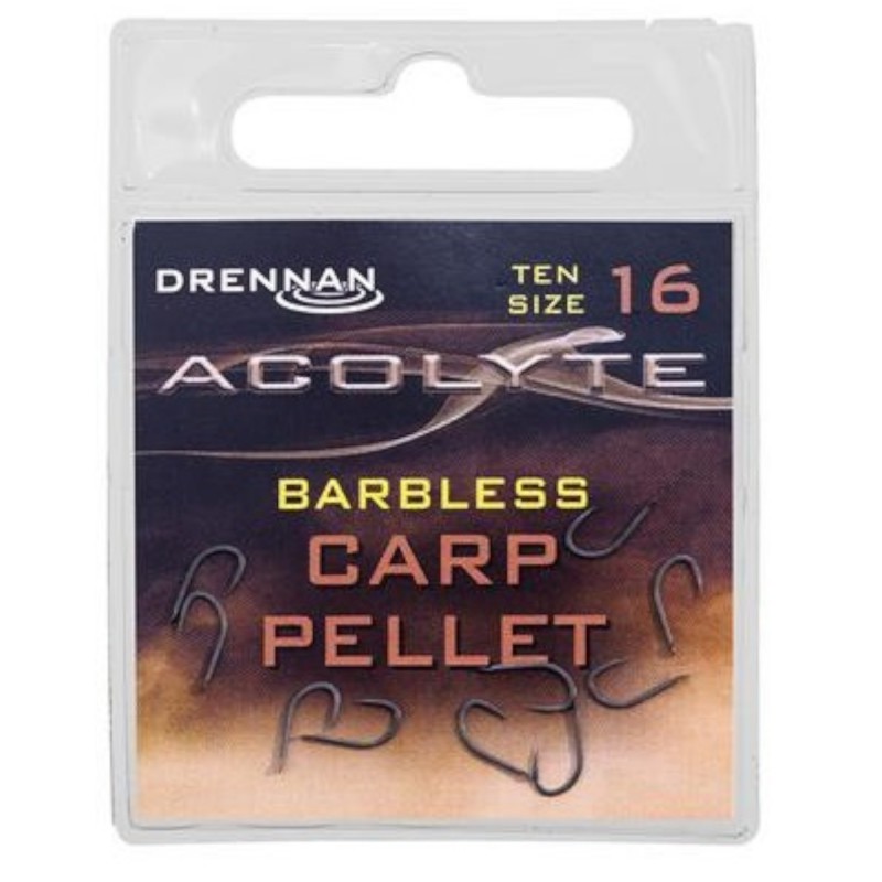 Haczyki Drennan Acolyte Carp Pellet Barbless - 10