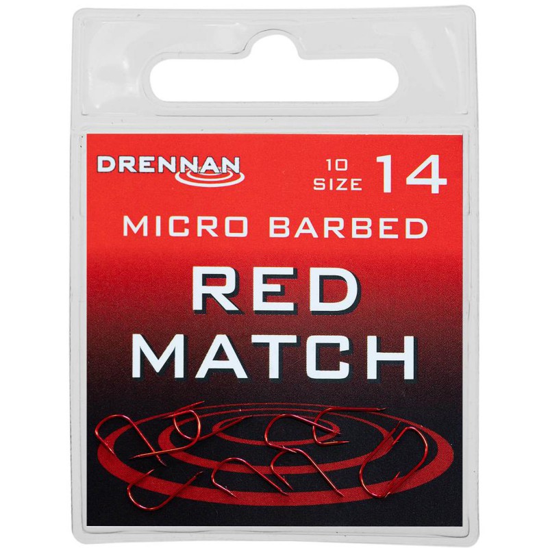 Haczyki Drennan Red Match - 14