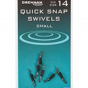 Łączniki Drennan Quick Snap Swivels - 14 Small