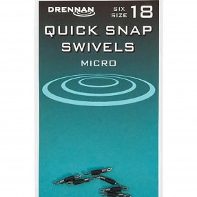 Łączniki Drennan Quick Snap Swivels - 18 Micro