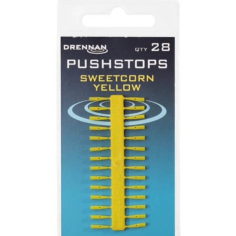 Stopery Drennan Pushstops - Sweetcorn Yellow