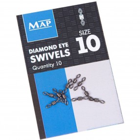 Krętlik MAP Diamond Eye Swivels - 10