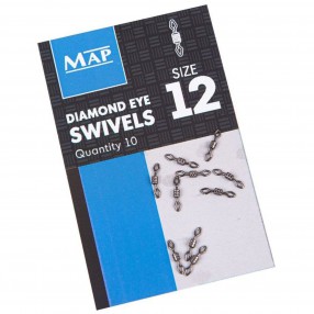 Krętlik MAP Diamond Eye Swivels - 12 