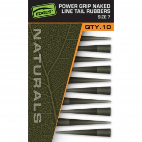 Nasadki Fox Edges Naturals Power Grip Naked Line Tail Rubbers - 7
