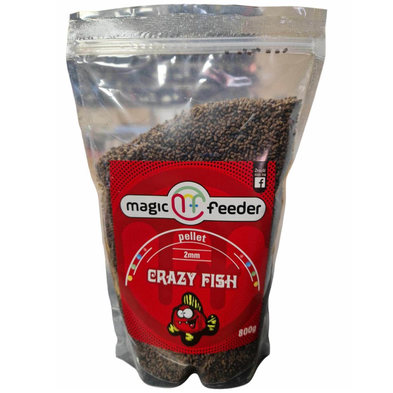 Pellet Magic Feeder Crazy Fish 2mm 800g