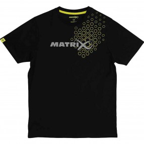 Koszulka Matrix Hex Print T-Shirt Black - S