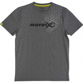 Koszulka Matrix Hex Print T-Shirt Grey - XL
