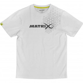 Koszulka Matrix Hex Print T-Shirt White - XXXL