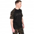 Koszulka Fox Black/Camo Outline T - S