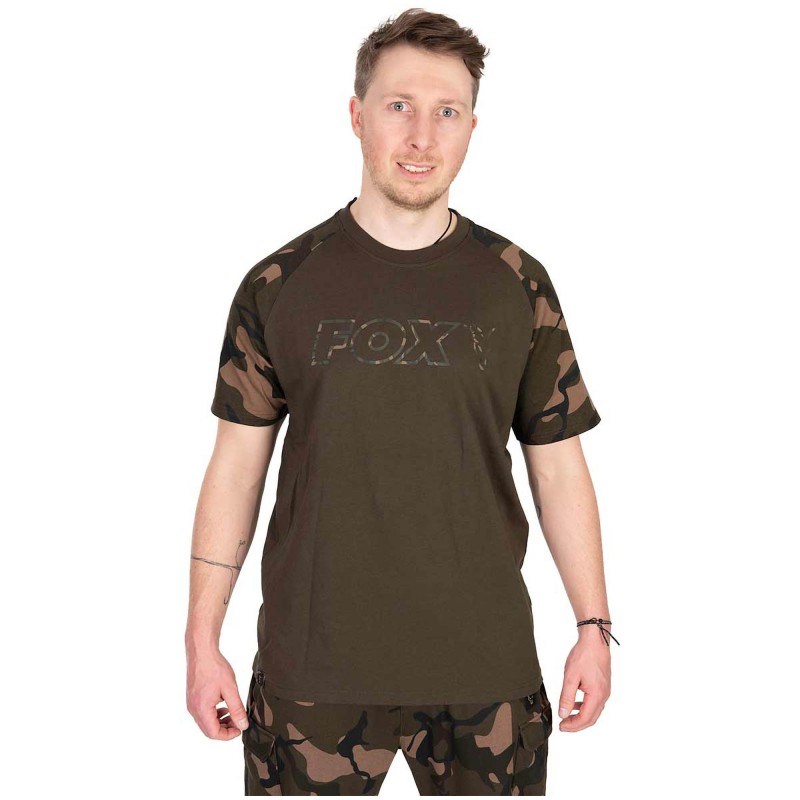 Koszulka Fox Khaki/Camo Outline T - XXL