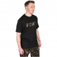 Koszulka Fox Black/Camo Logo T - S