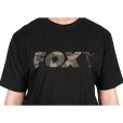 Koszulka Fox Black/Camo Logo T - S