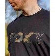 Koszulka Fox Black/Camo Logo T - S