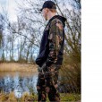 Bluza Fox Lw Black/Camo Split Zip Hoody - S