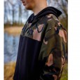 Bluza Fox Lw Black/Camo Split Zip Hoody - S