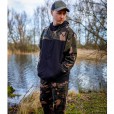 Bluza Fox Lw Black/Camo Split Zip Hoody - S