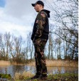 Bluza Fox Lw Black/Camo Split Zip Hoody - XL