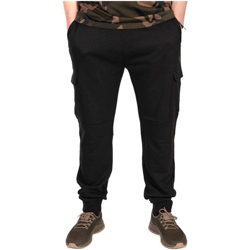 Spodnie Dresowe Fox Lw Black/Camo Combat Joggers - S