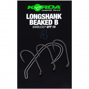 Haczyki Korda Longshank Beaked Barbless - 4