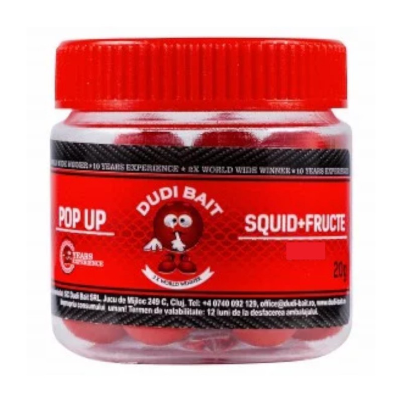 Kulki Dudi Bait Pop Up Squid Fruits 10mm 