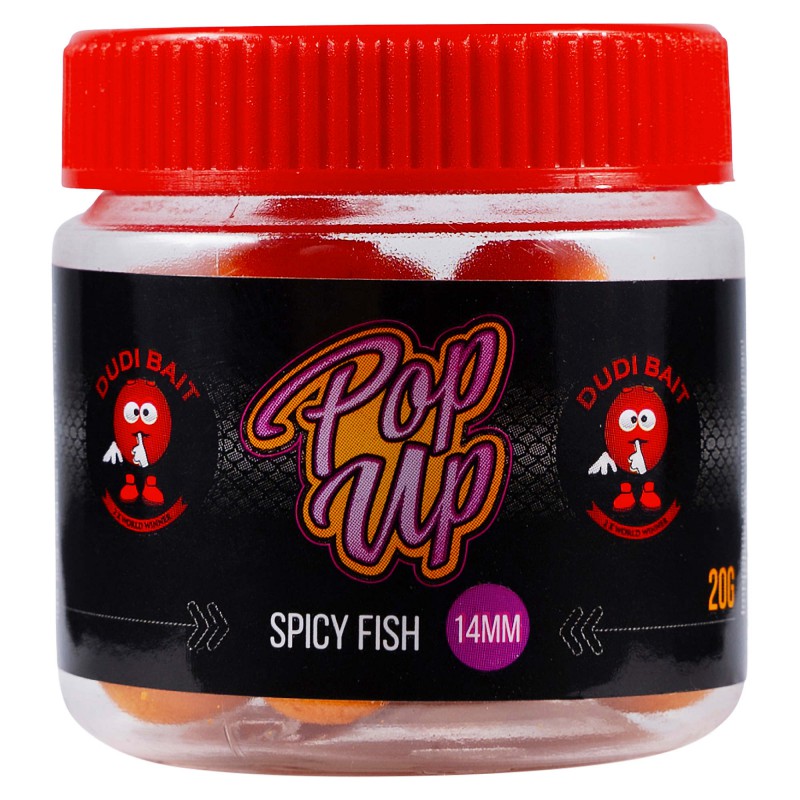 Kulki Dudi Bait Pop Up Spicy Fish 14mm 20g