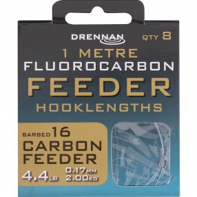 Przypony Drennan Fluorocarbon Feeder Carbon Feeder - 16