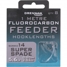 Przypony Drennan Fluorocarbon Feeder Super Spade - 14