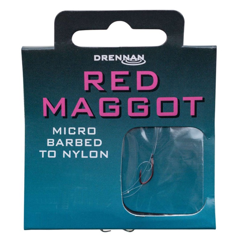 Przypony Drennan Red Maggot Micro Barbed - 20