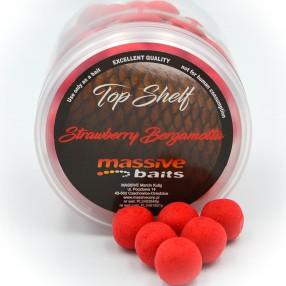 Kulki Massive Baits Custom Pop Up Strawberry Bergamotta 14mm