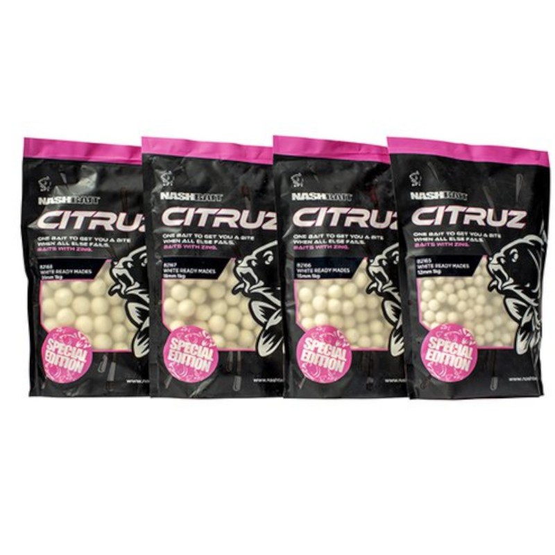 Kulki Nash Citruz Boilies White 12mm 1kg