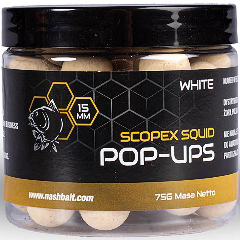 Kulki Nash Scopex Squid Pop Ups 20mm 75g White